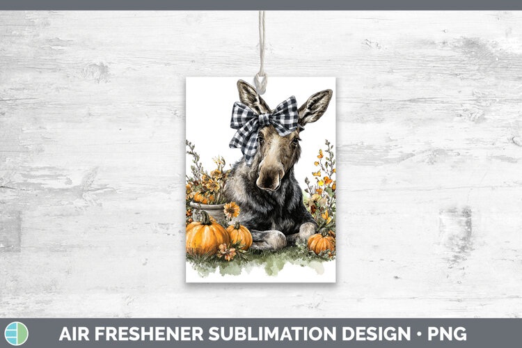 GorgeousAnimals Autumn Pumpkin Air Freshener design.