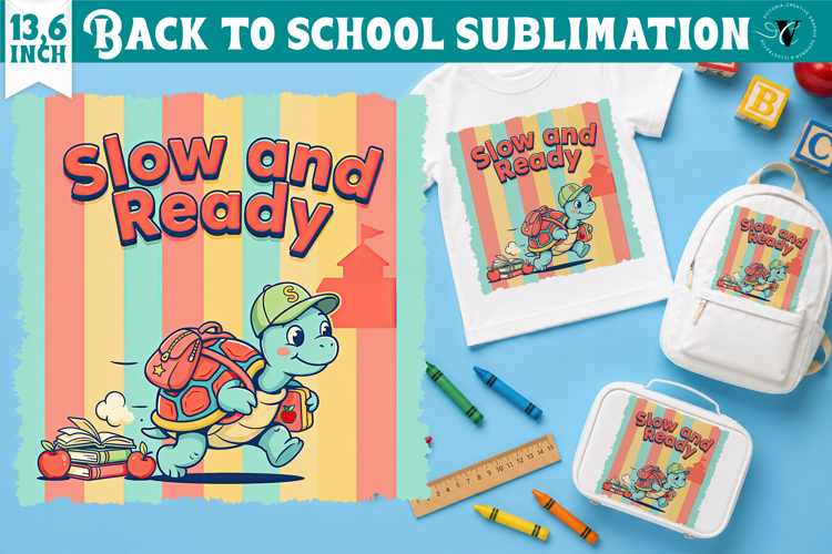 Back to School Sublimation | Cute turtles Classroom design
