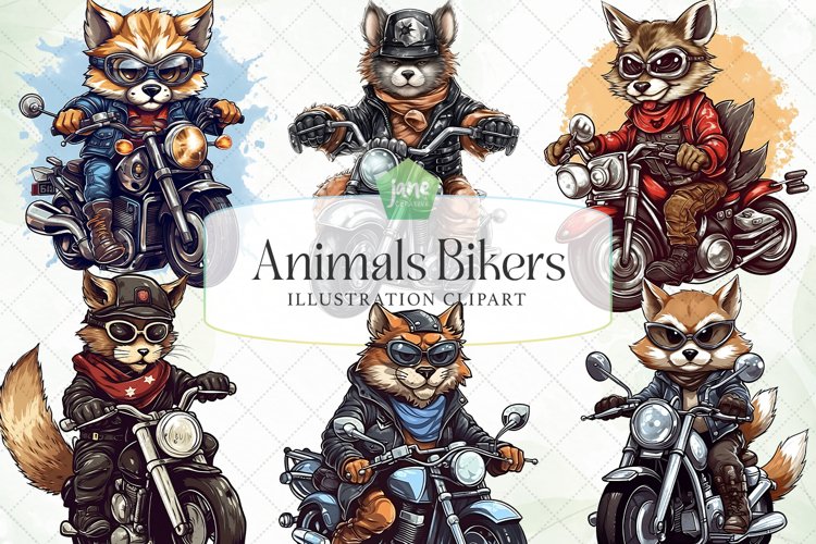 Biker Clipart Image 14