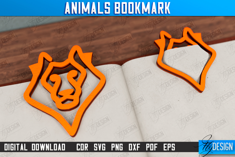 Lion Bookmark | Paperclip | Book Marker | Page Holder | CNC