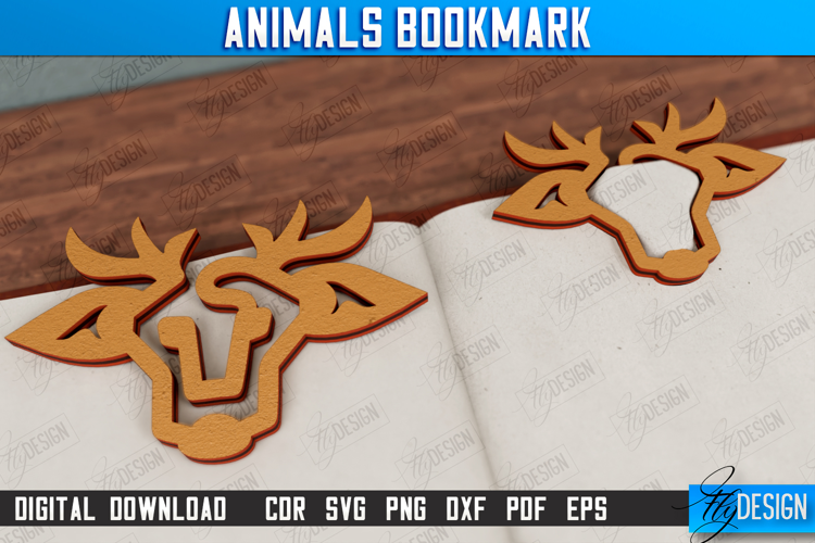 Deer Bookmark | Paperclip | Book Marker | Page Holder | CNC