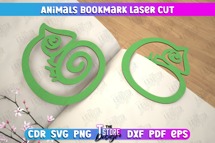 Chameleon Bookmark | Book Marker | Page Holder | Paperclip