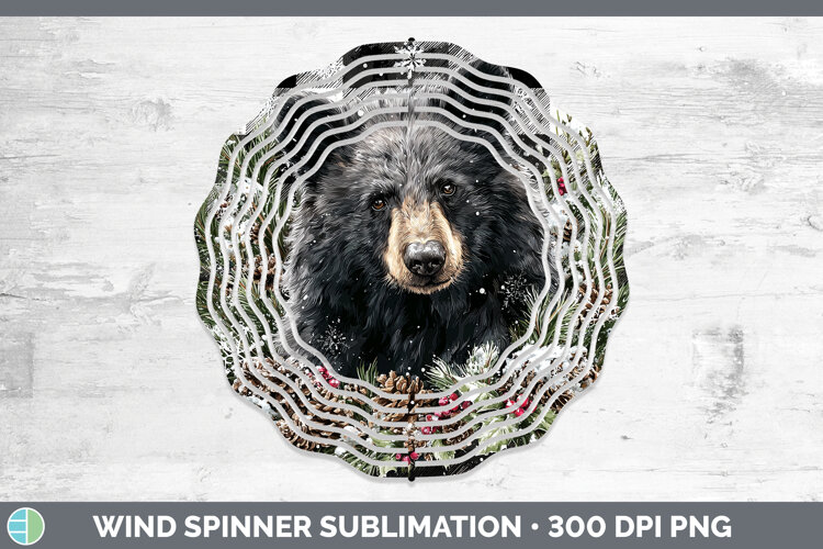 GorgeousAnimals Checker Christmas Wind Spinner design.