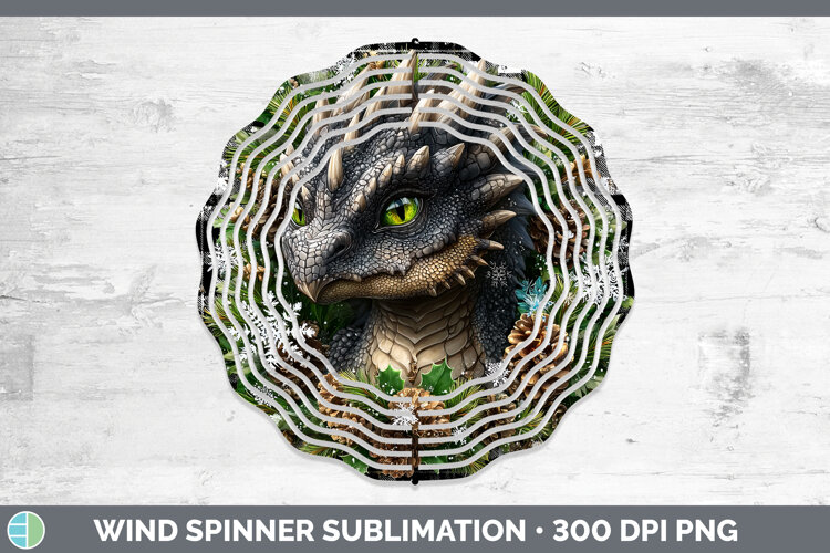 GorgeousAnimals Checker Christmas Wind Spinner design.