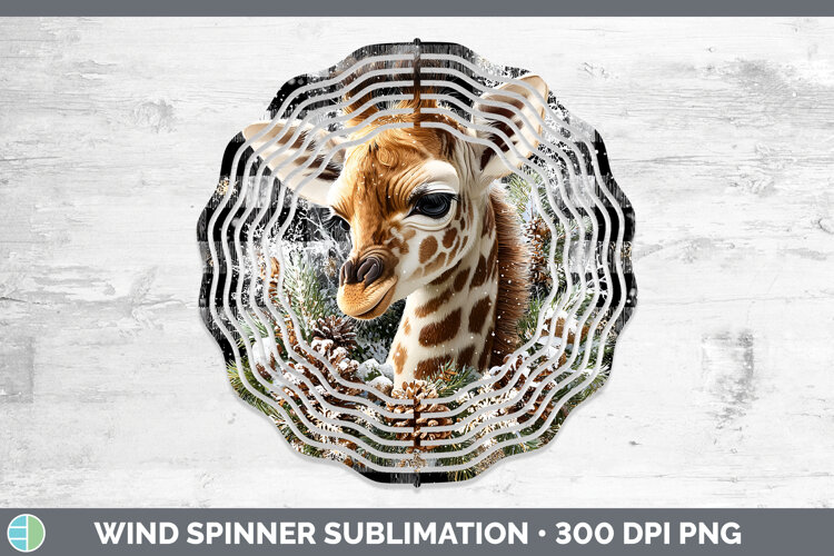 GorgeousAnimals Checker Christmas Wind Spinner design.