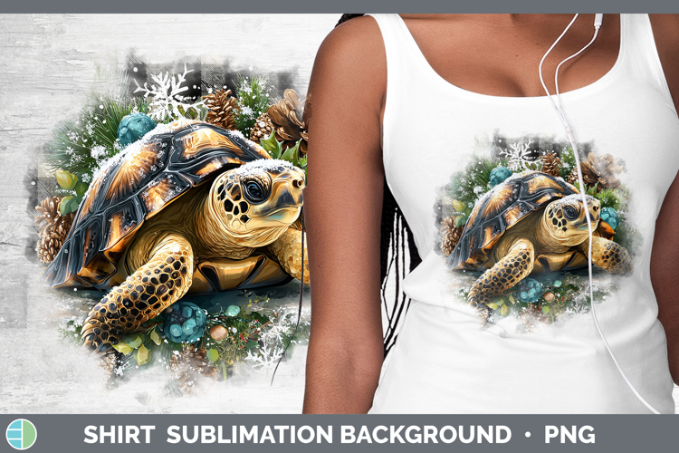 Sea Turtle Animals Checker Christmas Shirt Sublimation Desig