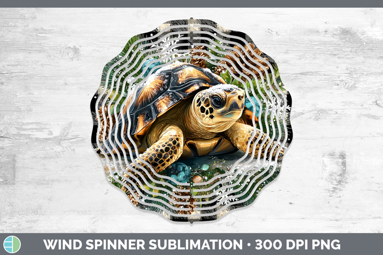 GorgeousAnimals Checker Christmas Wind Spinner design.