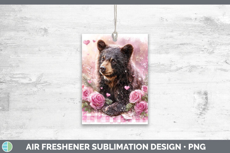 GorgeousAnimals Checker Valentine Air Freshener design.