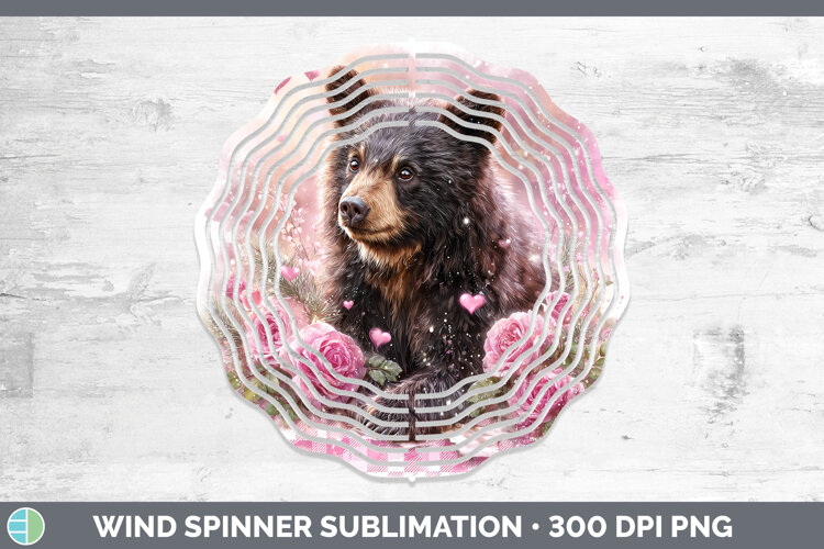 GorgeousAnimals Checker Valentine Wind Spinner design.