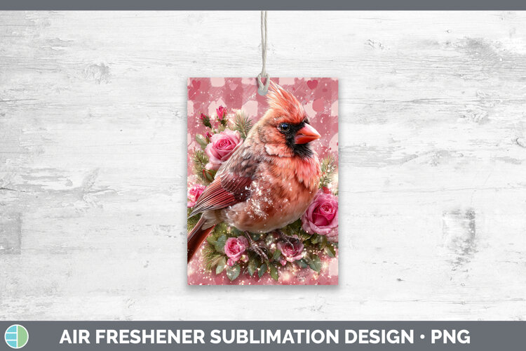 GorgeousAnimals Checker Valentine Air Freshener design.