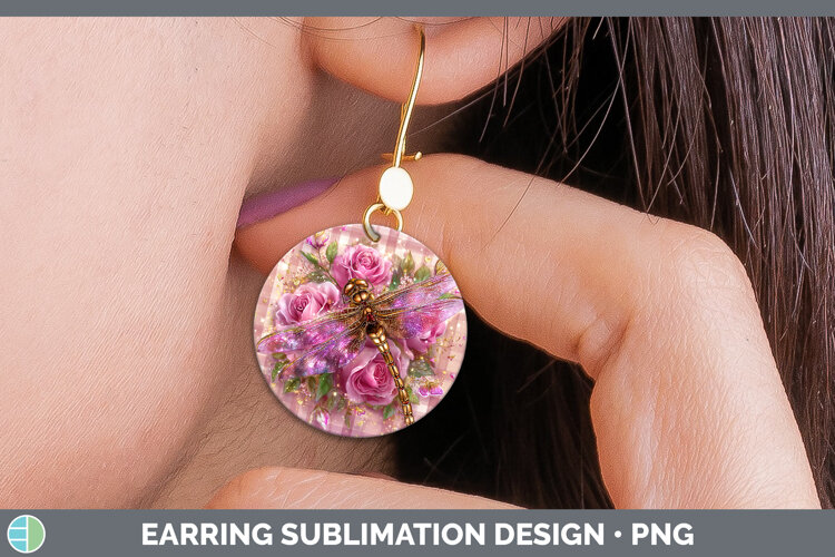 GorgeousAnimals Checker Valentine Round Earrings design.