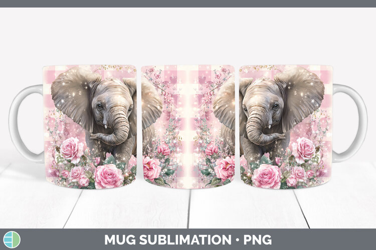 GorgeousAnimals Checker Valentine Mug Wrap design.