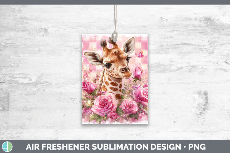 GorgeousAnimals Checker Valentine Air Freshener design.