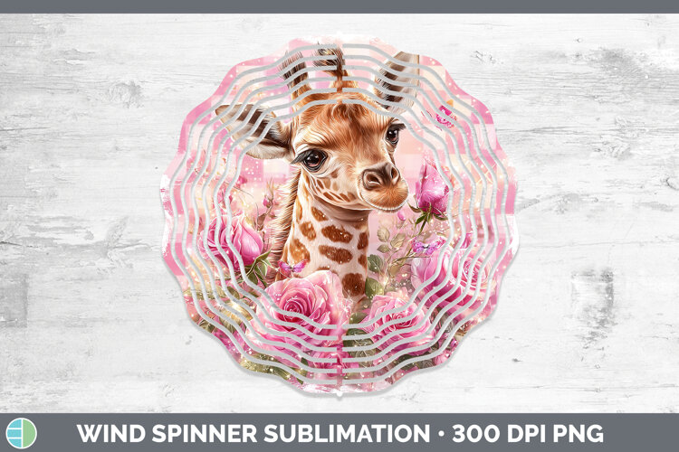 GorgeousAnimals Checker Valentine Wind Spinner design.