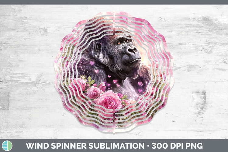 GorgeousAnimals Checker Valentine Wind Spinner design.