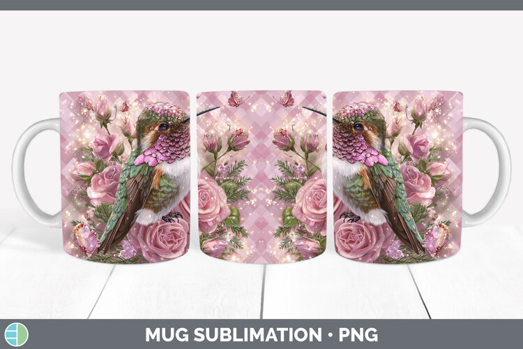 GorgeousAnimals Checker Valentine Mug Wrap design.