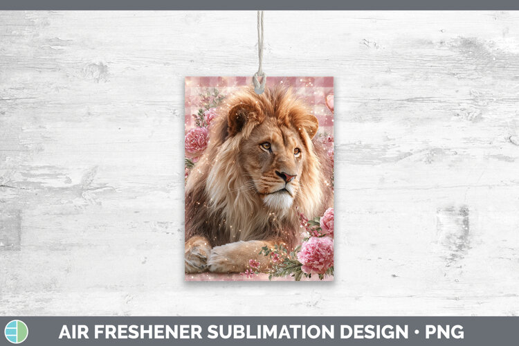 GorgeousAnimals Checker Valentine Air Freshener design.