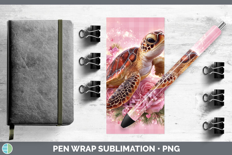 GorgeousAnimals Checker Valentine Pen Wrap design.