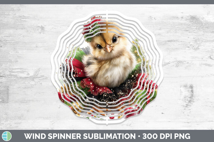 GorgeousAnimals Christmas Wind Spinner design.