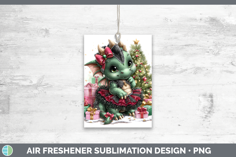 Animals Christmas Dragon Air Freshener Sublimation Car Fresh