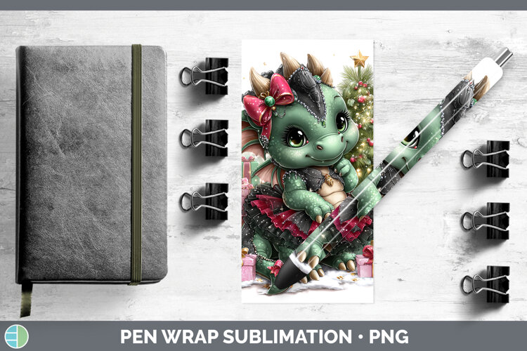GorgeousAnimals Christmas Pen Wrap design.