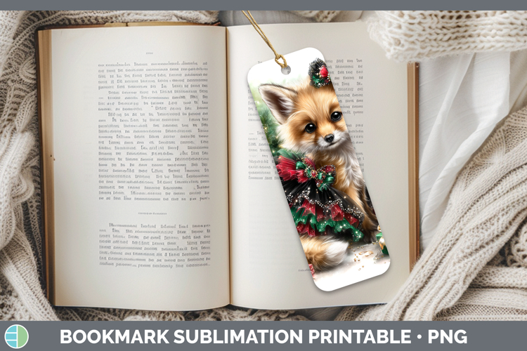 Printable Christmas Bookmark Image 16