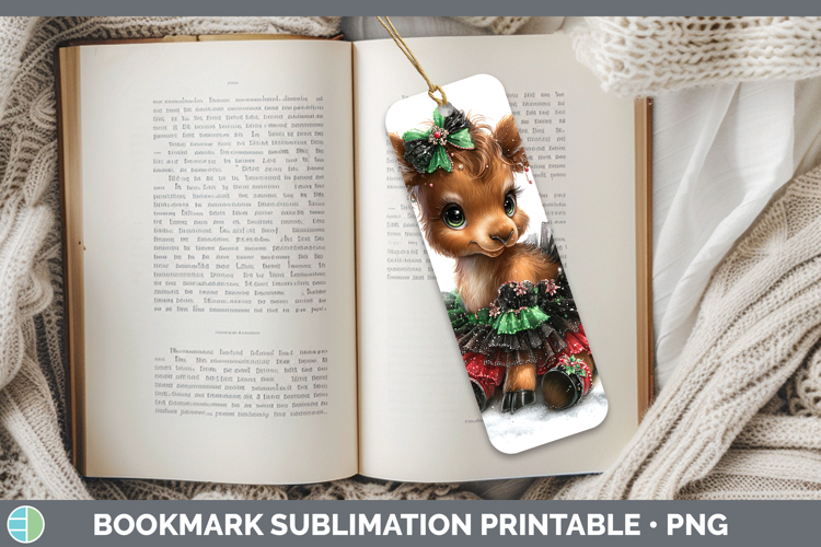 Printable Christmas Bookmark Image 24