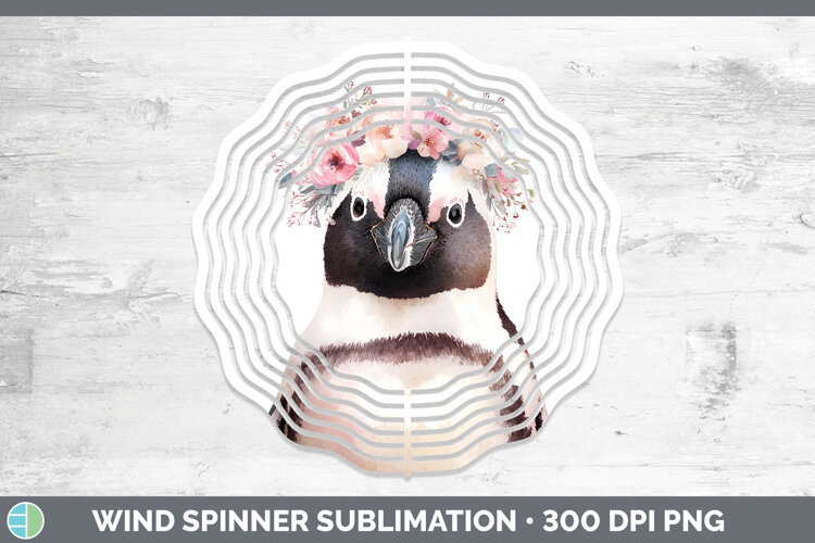 GorgeousAnimals Floral Crown Wind Spinner design.