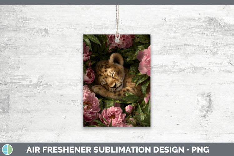 Lion Air Freshener Animals Floral Sleeping Sublimation Car F