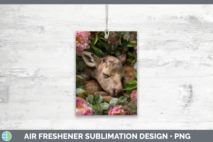 Moose Air Freshener Animals Floral Sleeping Sublimation Car