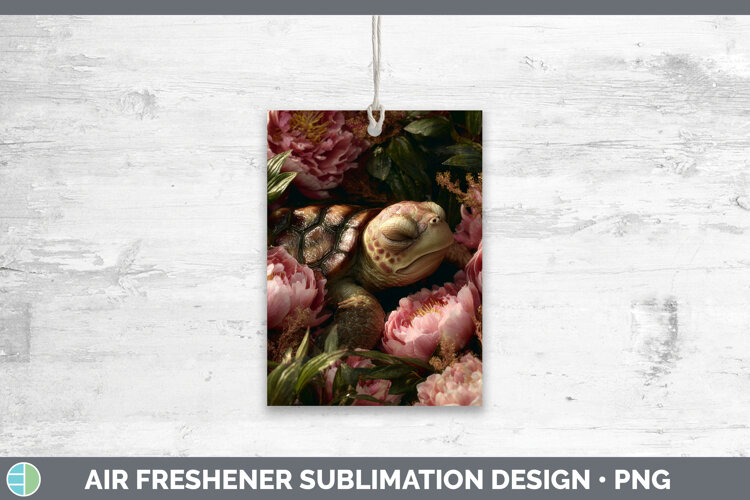 GorgeousAnimals Floral Sleeping Air Freshener design.