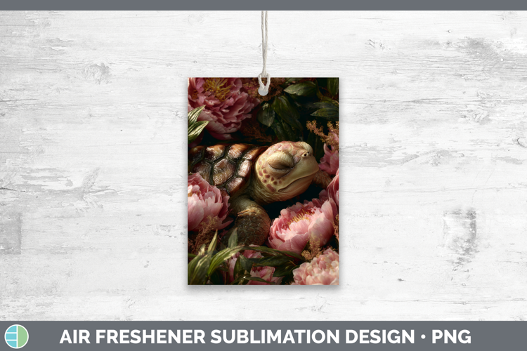 Sea Turtle Air Freshener Animals Floral Sleeping Sublimation