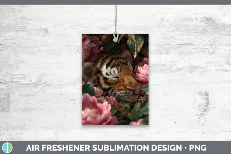 GorgeousAnimals Floral Sleeping Air Freshener design.