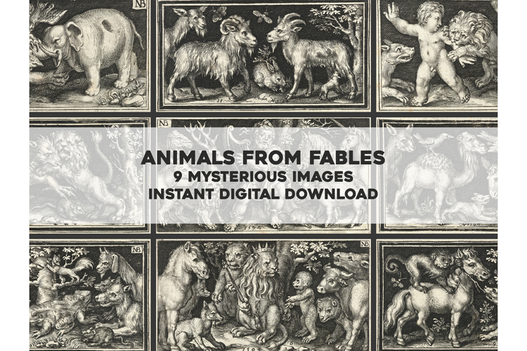 Animals from Fables 9 Creature Restored Images Bundle