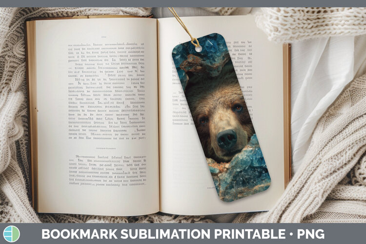 GorgeousAnimals Geode Wall Bookmark design.