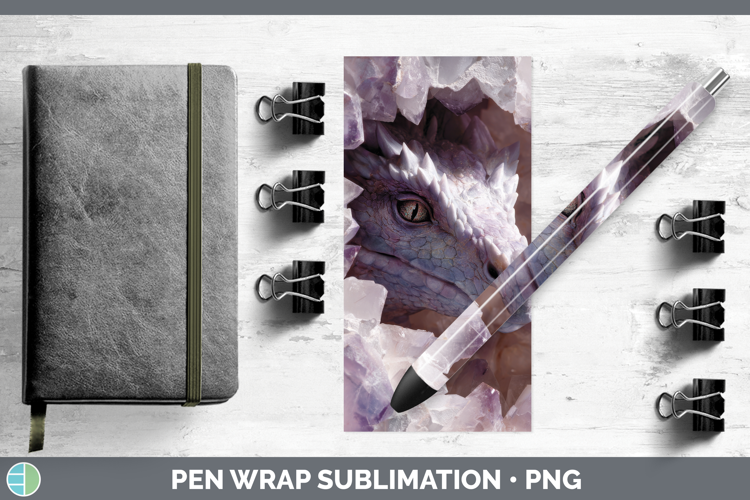 Dragon Pen Wrap Animals Geode Wall Sublimation Pen Designs