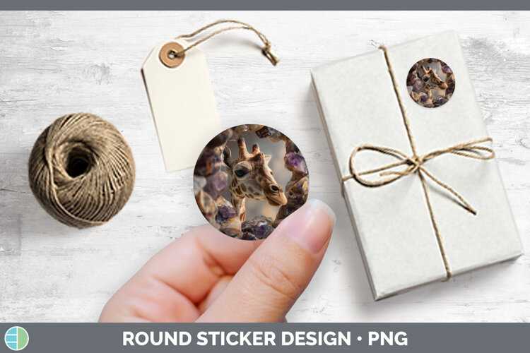 GorgeousAnimals Geode Wall Stickers design.