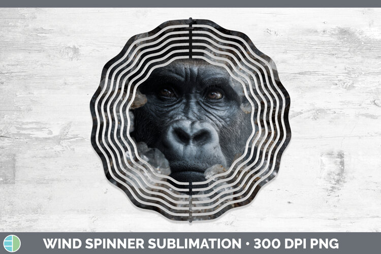 GorgeousAnimals Geode Wall Wind Spinner design.
