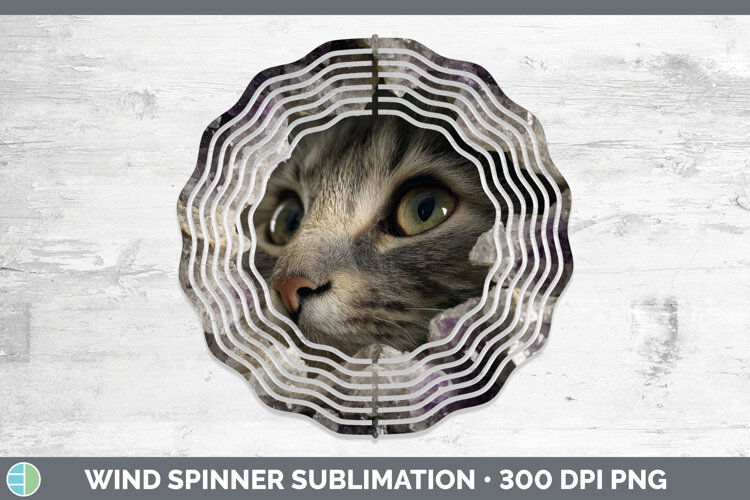 GorgeousAnimals Geode Wall Wind Spinner design.