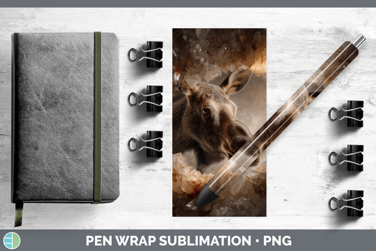 GorgeousAnimals Geode Wall Pen Wrap design.