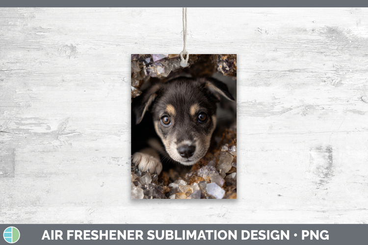 Puppy Air Freshener Animals Geode Wall Sublimation Car Fresh