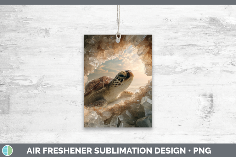 Sea Turtle Air Freshener Animals Geode Wall Sublimation Car