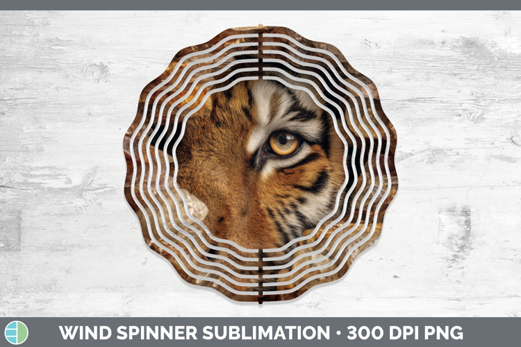 Tiger Wind Spinner Animals Geode Wall Sublimation Spinner De