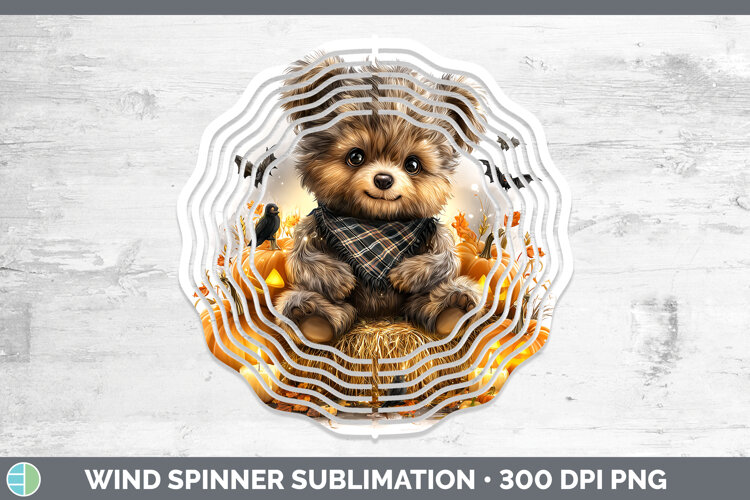 GorgeousAnimals Halloween Wind Spinner design.