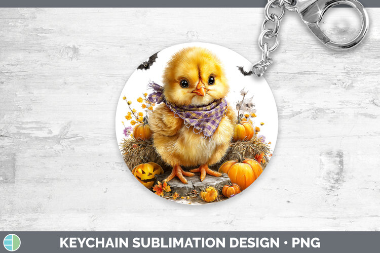 GorgeousAnimals Halloween Keychain design.