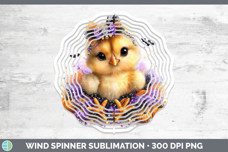 GorgeousAnimals Halloween Wind Spinner design.