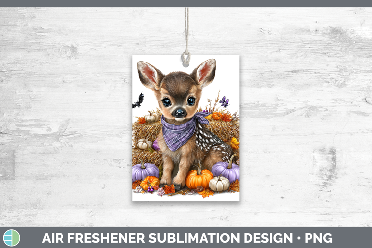 Animals Halloween Deer Air Freshener Sublimation Car Freshen