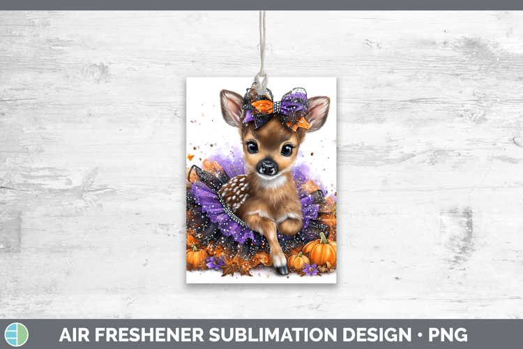 Animals Halloween Deer Air Freshener Sublimation Car Freshen