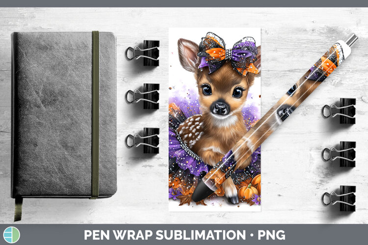 GorgeousAnimals Halloween Pen Wrap design.