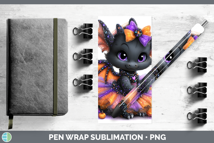 Animals Halloween Dragon Pen Wrap Sublimation Pen Designs